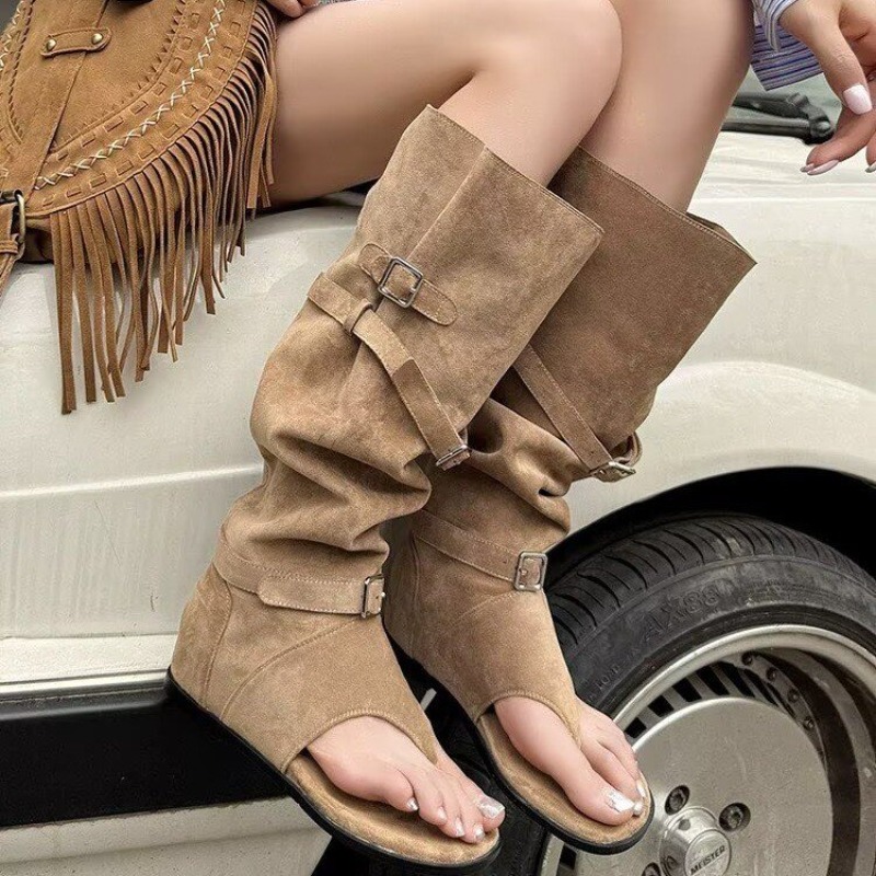 Western Cowgirl Boot - Summer New Western Cowboy Long Boots