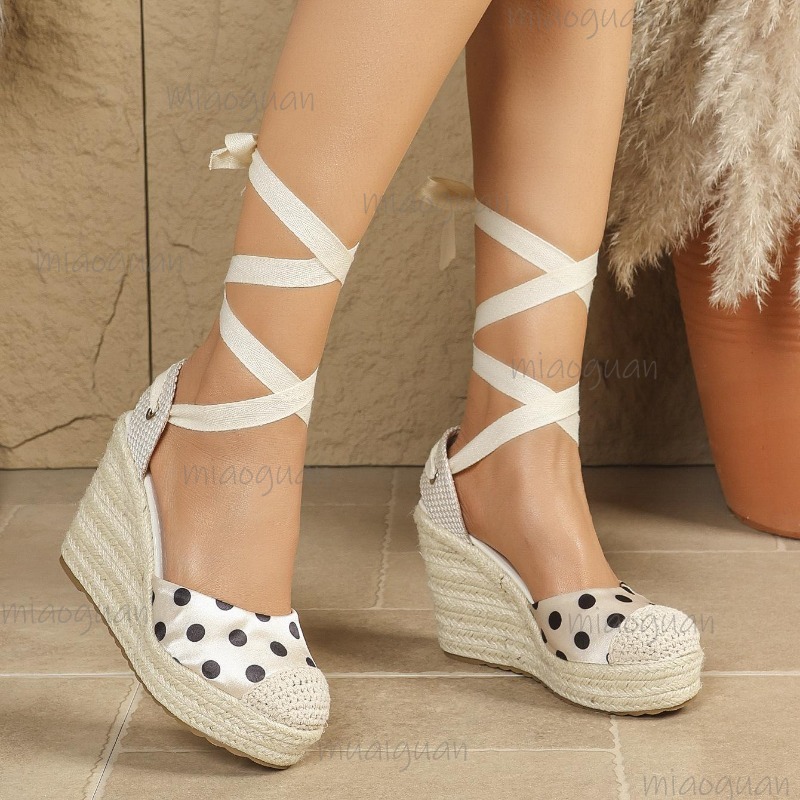 2026 New Spring Summer Women's - Ribbon Tie Heel recension och pris