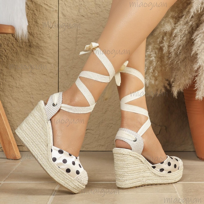 2026 New Spring Summer Women's - Ribbon Tie Heel recension och pris
