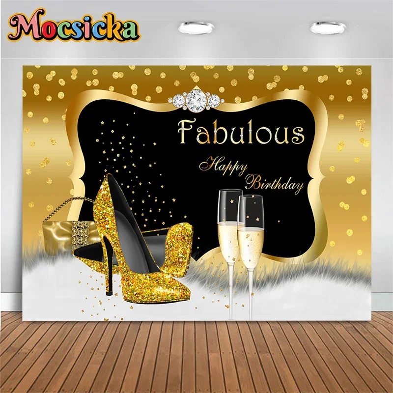 Mocsicka Women Birthday Decora - Ribbon Tie Heel recension och pris