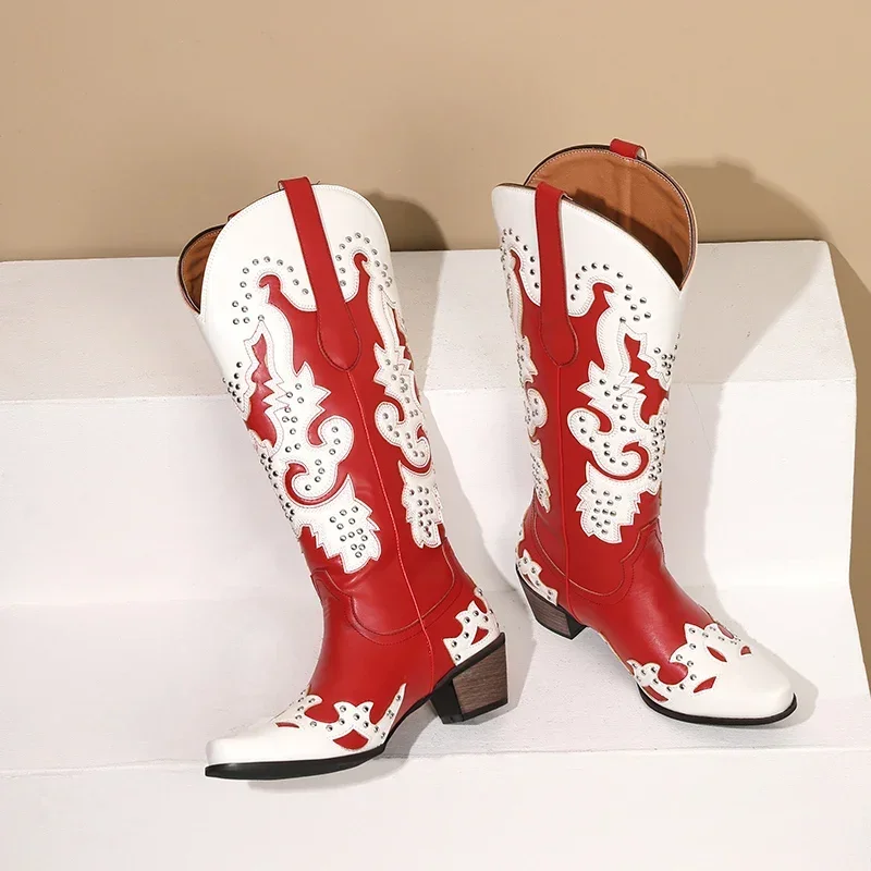 Western Women Knee High Boots  - Western Cowgirl Boot recension och pris