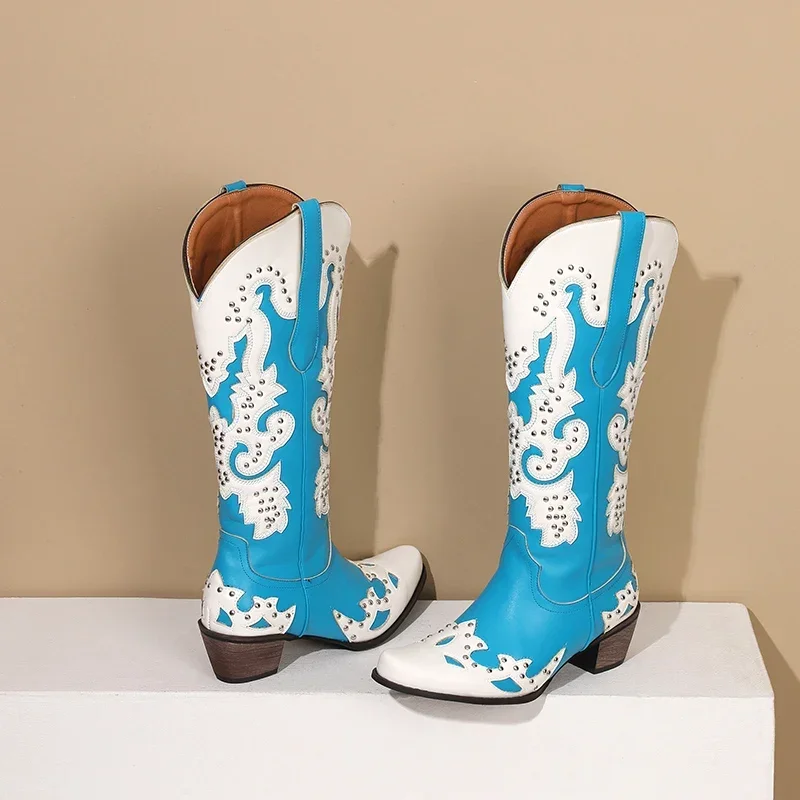 Western Women Knee High Boots  - Western Cowgirl Boot recension och pris