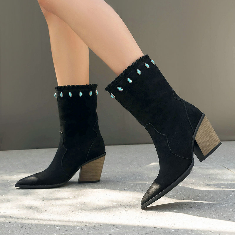 Women Western Cowboy Boots Poi - Western Cowgirl Boot recension och pris