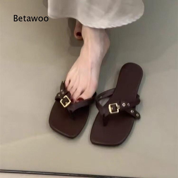 2026 Women French Style Bowkno - Thong Flat Sandal recension och pris