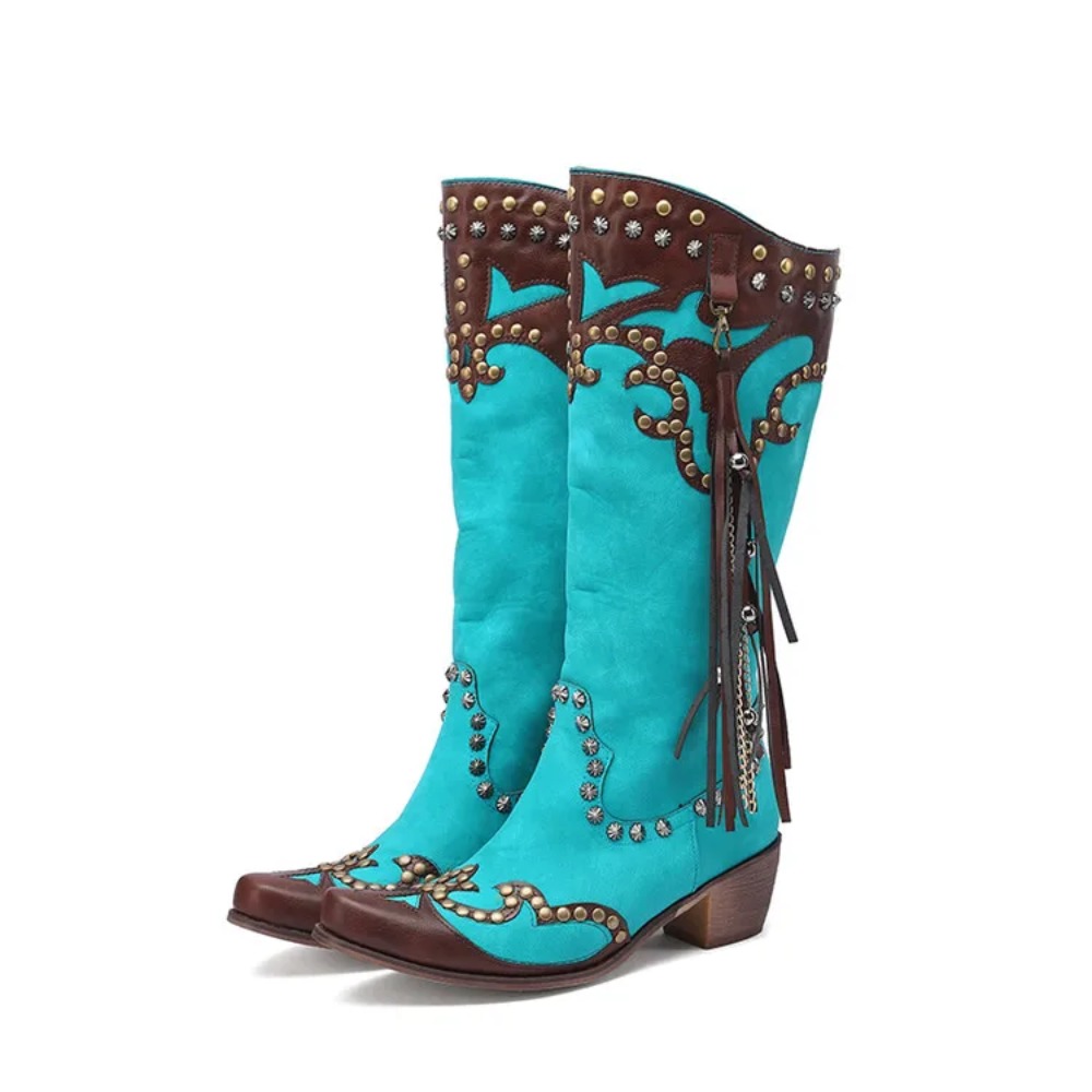 Knee High Boots Woemn Designer - Western Cowgirl Boot recension och pris