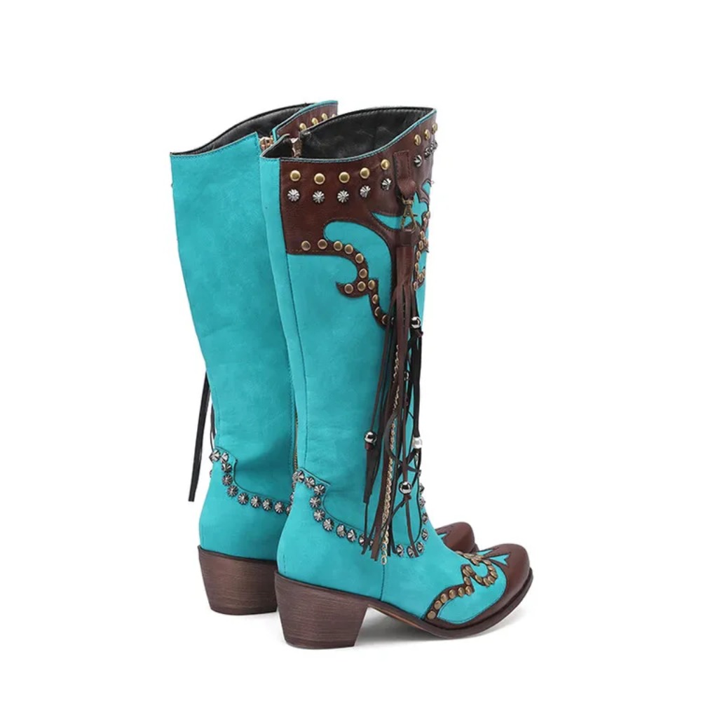 Knee High Boots Woemn Designer - Western Cowgirl Boot recension och pris