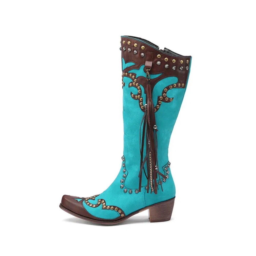 Knee High Boots Woemn Designer - Western Cowgirl Boot recension och pris