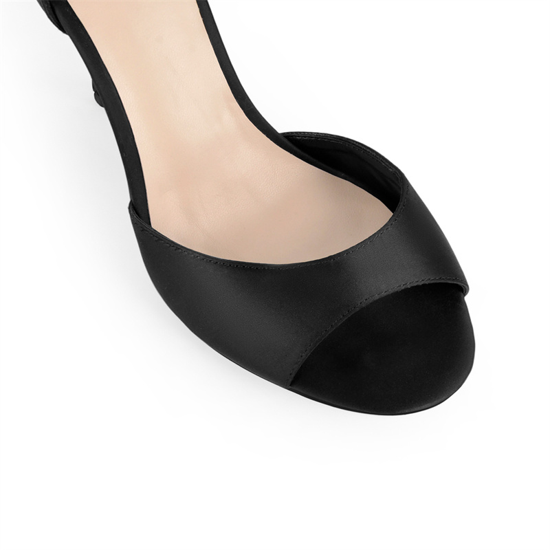 Onlymaker Polka Dot Satin High - Ribbon Tie Heel recension och pris