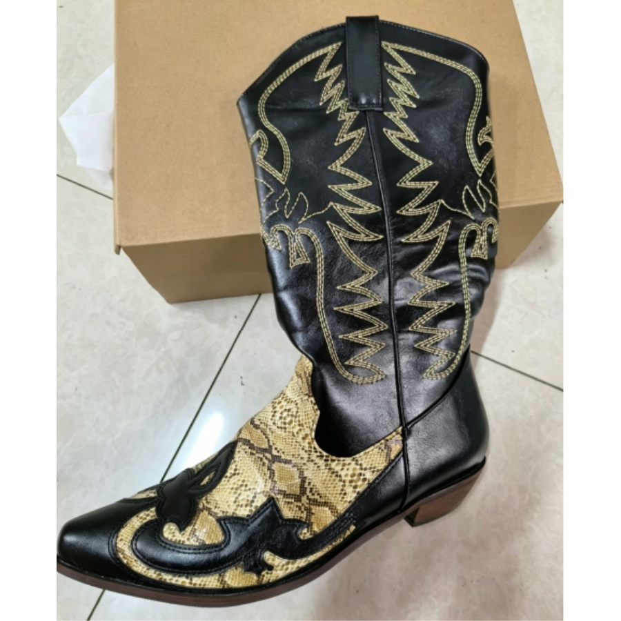 Embroidered Western Cowboy Boo - Western Cowgirl Boot recension och pris