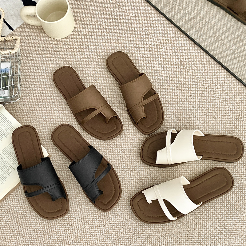 Women Summer New Slide Sandals - Thong Flat Sandal recension och pris