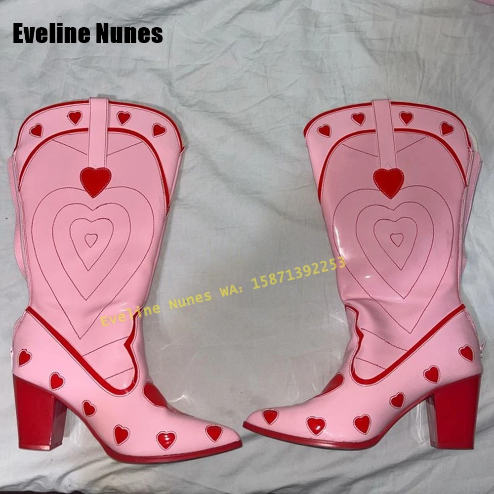 Pink Heart Space Cowgirl Boots - Western Cowgirl Boot recension och pris
