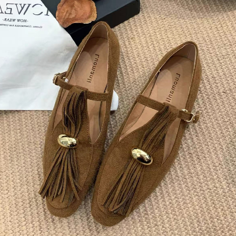 Faux Suede T-Type Flats Women  - Women Shoes Types recension och pris