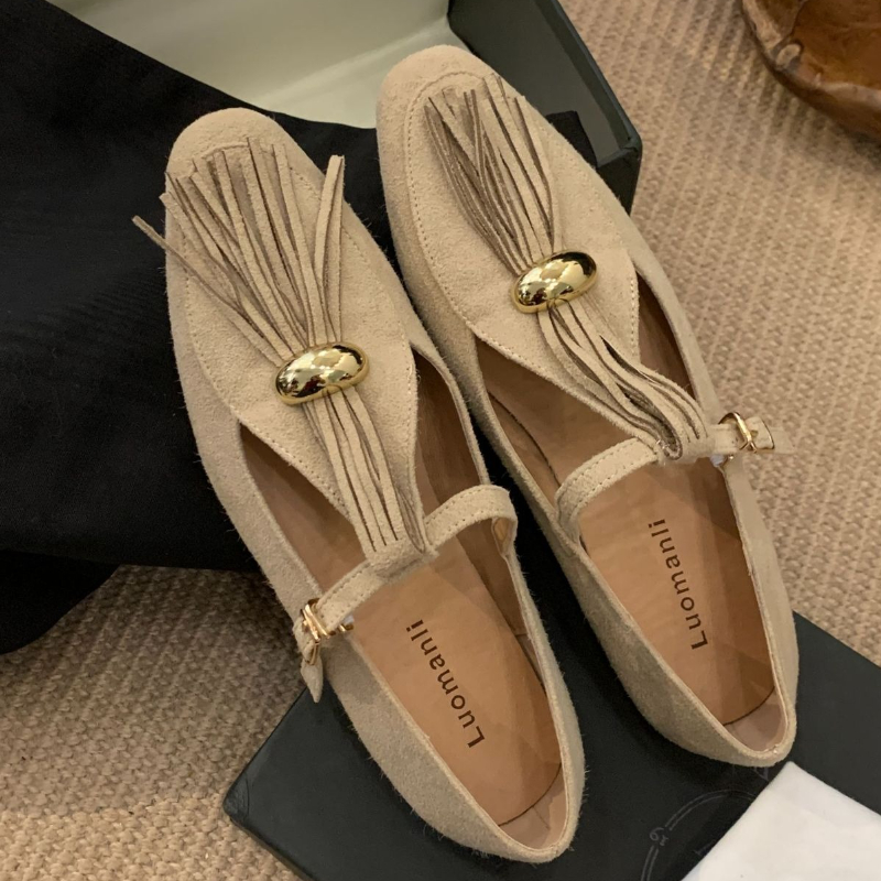 Faux Suede T-Type Flats Women  - Women Shoes Types recension och pris