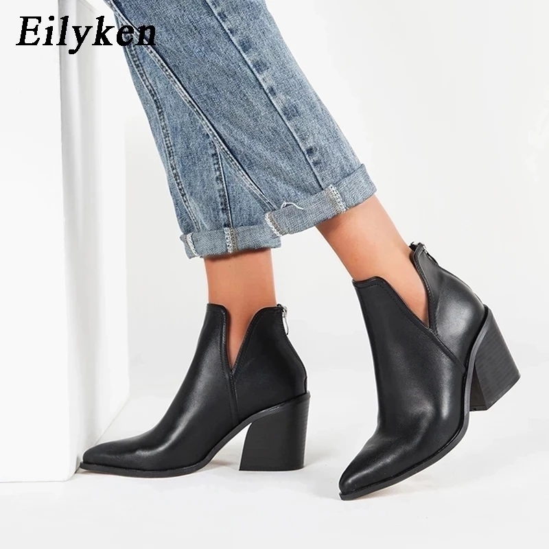 Eilyken Autumn Winter Casual W - Western Cowgirl Boot recension och pris
