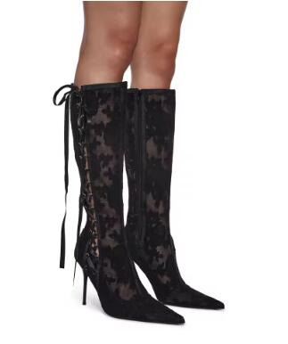New Women White Black Solid La - Ribbon Tie Heel recension och pris