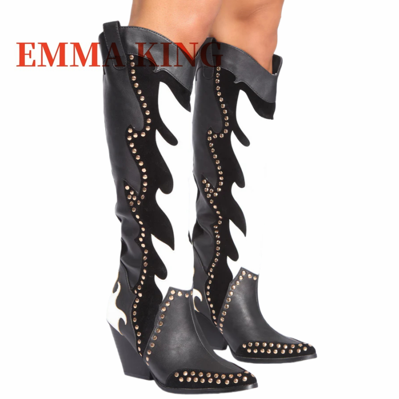 Studded Western Cowboy Boots W - Western Cowgirl Boot recension och pris